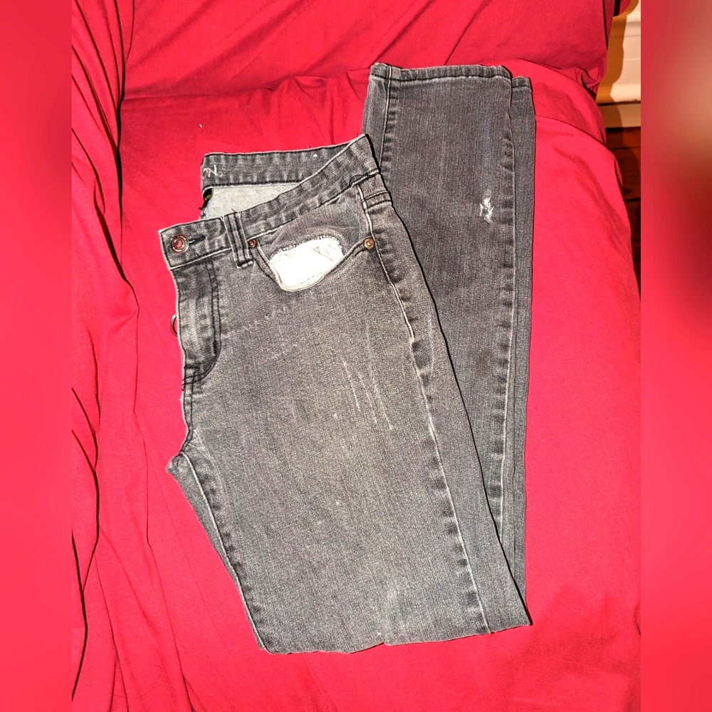 Carbon denim jeans, men's size 30-32 pants
